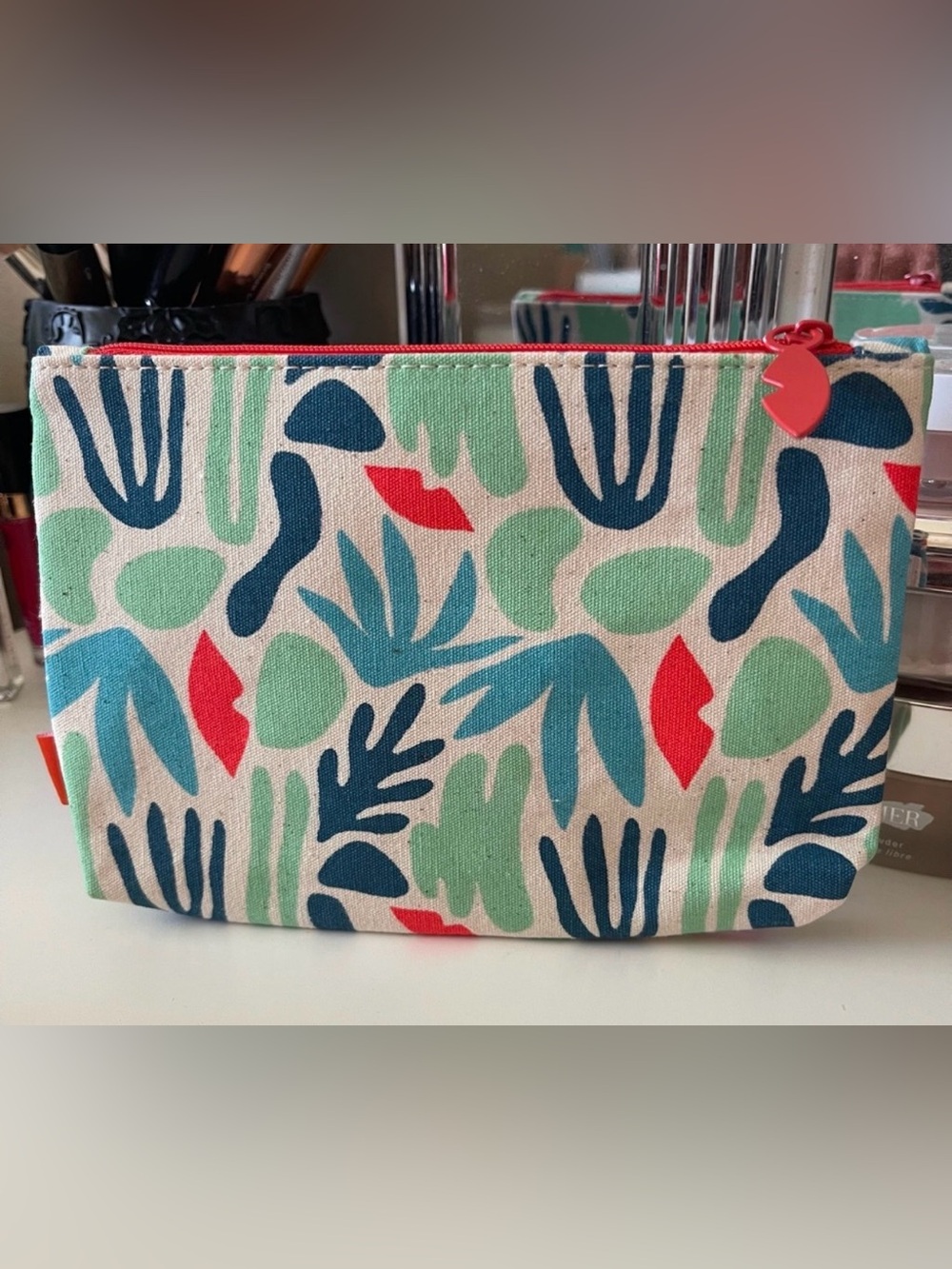 3/$15 Ipsy Bag Tropical Zippered Cosmetic Bag